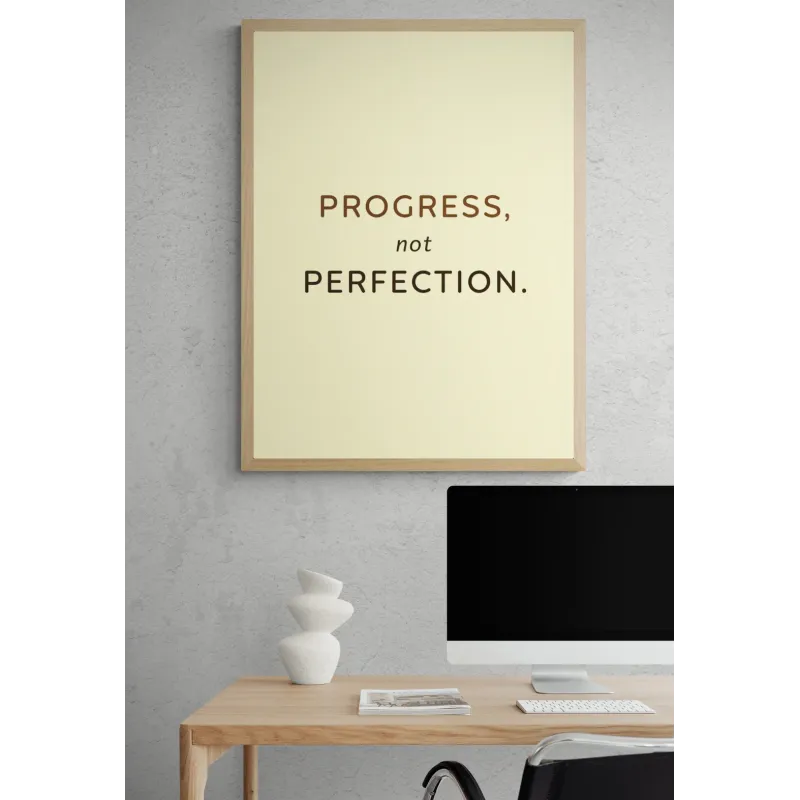 Πρόοδος, Όχι Τελειότητα