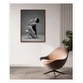 Artistic Ballerina Pose Fine Art Monochrome Print