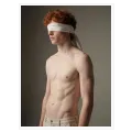 Artistic Fine Art Portrait of Blindfolded Young Man
