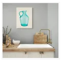 Γυάλινη Κανάτα Turquoise Minimalist Vintage Design