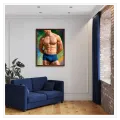 Athletic Male Torso Abstract Colorful Wall Art