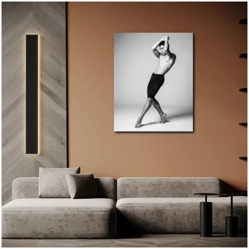 Male Ballet Dancer Black And White Fine Art Photography