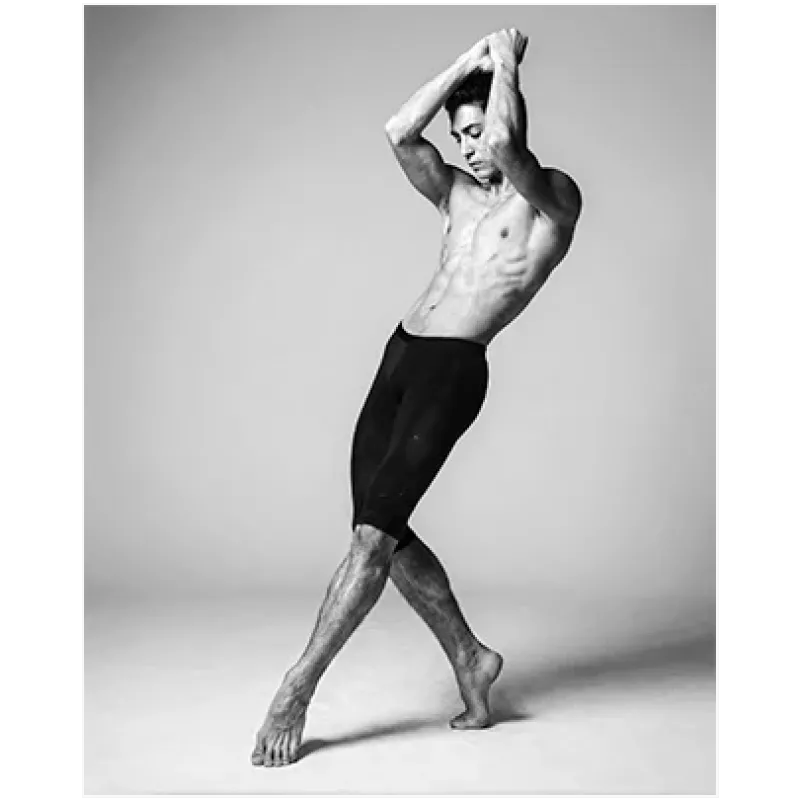 Male Ballet Dancer Black And White Fine Art Photography