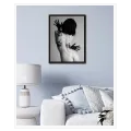 Γυναικείο Σώμα με Μέλανα Αποτυπώματα Ασπρόμαυρο