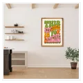 Τυπογραφικός Πίνακας This Kitchen Is For Dancing Retro