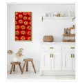 Fresh Red Tomatoes Bright Modern Art Pattern