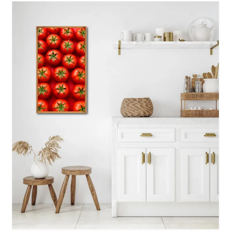 Fresh Red Tomatoes Bright Modern Art Pattern