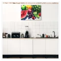 Watercolor Fruit Still Life Canvas Print