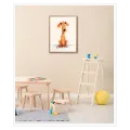 Playful Brown Dog Illustration Cute Art