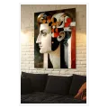 Abstract Classical Portrait Geometric Bust Art