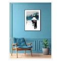 Abstract Greek Vase and Cypress Landscape Art