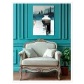 Abstract Greek Vase and Cypress Landscape Art