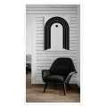 Abstract Geometric Arch Minimalist Black White