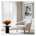Classic Statue Abstract Composition Grey Gold