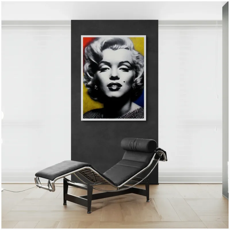 Πορτραίτο Marilyn Monroe Pop Art με Έντονα Χρώματα