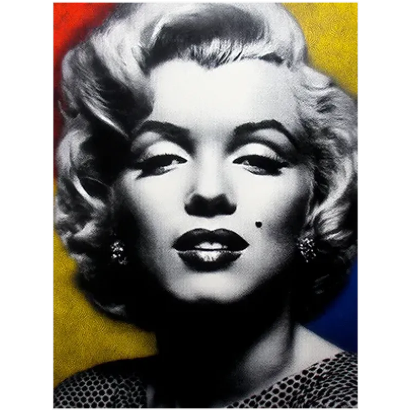 Πορτραίτο Marilyn Monroe Pop Art με Έντονα Χρώματα