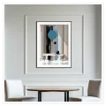 Classical Architecture with Abstract Geometric Forms Canvas Print