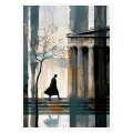 Ancient Temple Modern Abstract Fine Art Print
