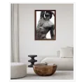 Male Torso Expressive Fine Art Black White Canvas