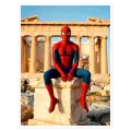 Ο Spider-Man στην Ακρόπολη Ποπ Αρτ Πίνακας