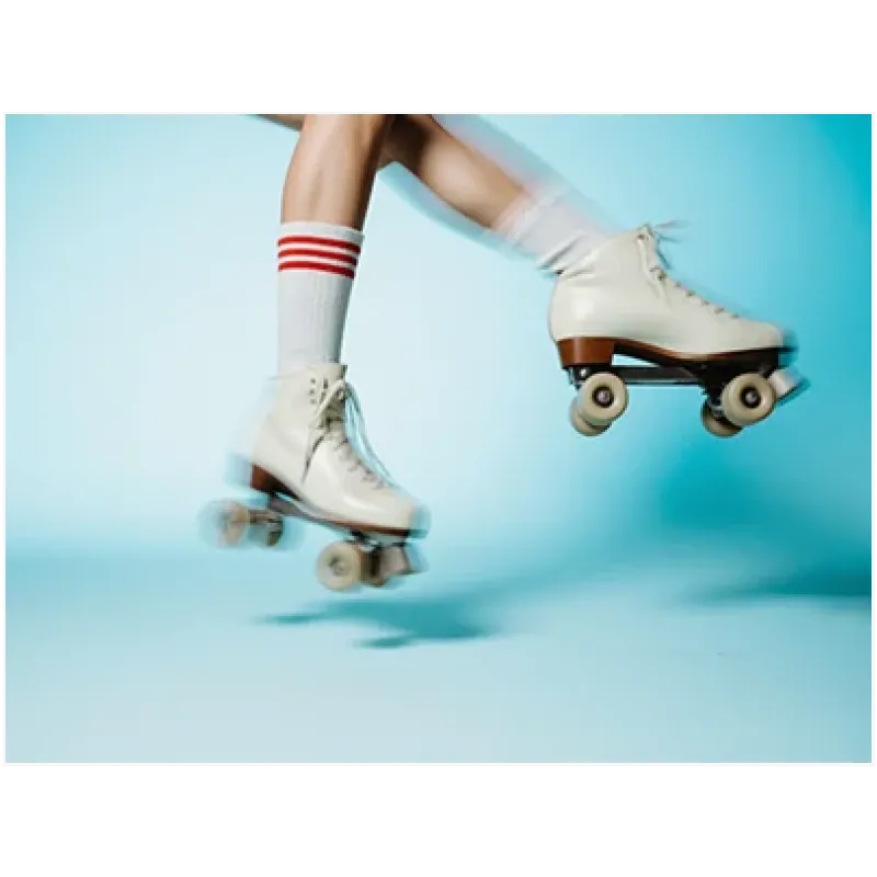 Ρετρό Πατίνια Roller Skates Vintage Γαλάζιο
