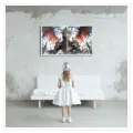 Majestic Fantasy Dragon Anime Art Canvas Print