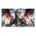 Majestic Fantasy Dragon Anime Art Canvas Print