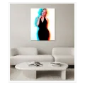Πορτραίτο Marilyn Monroe Pop Art με Νέον Φωτισμό
