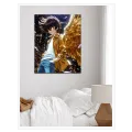 Ήρωας Anime με Χρυσά Φτερά Αγγέλου