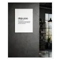 Ορισμός Deja Poo Χιουμοριστικό Κείμενο Μινιμαλ Ασπρόμαυρο