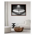 Group of Ballerinas Black and White Photography Canvas Print