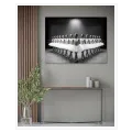 Group of Ballerinas Black and White Photography Canvas Print