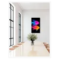 Luminous Neon Fish Modern Wall Art Print