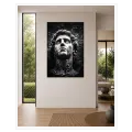 Classical Statue Modern Tattoo Black and White