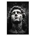 Classical Statue Modern Tattoo Black and White