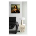 Mona Lisa Eating Souvlaki Humor Art