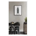 Πίνακας Μπιγκ Μπεν Λονδίνο Μινιμαλιστικό Γραμμικό Σχέδιο Μαύρο Άσπρο