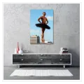 Male Ballet Dancer Pose in Urban Landscape