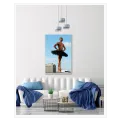 Male Ballet Dancer Pose in Urban Landscape