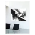 Αφηρημένη Μπρουταλιστική Αρχιτεκτονική Σύνθεση σε Ασπρόμαυρο Τόνο