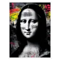 Mona Lisa Graffiti Urban Street Art Portrait