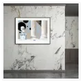 Classical Statue and Columns Abstract Artwork Canvas
