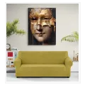 Classical Face with Gold Leaf and Dripping Accents