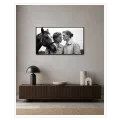 Women with Horse Black and White Fine Art Print