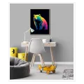 Colorful Grizzly Bear Pop Art Style Canvas