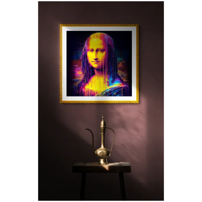 Πορτραίτο Μόνα Λίζα Pop Art Πολύχρωμο