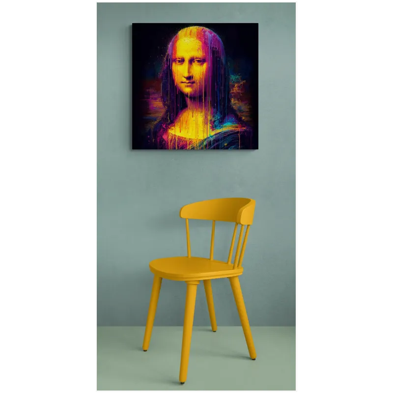 Πορτραίτο Μόνα Λίζα Pop Art Πολύχρωμο