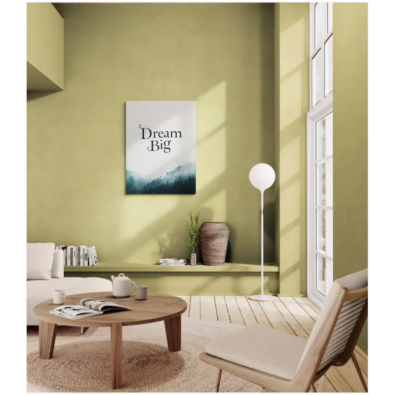 Έμπνευση Dream Big Τοπίο Δάσους Mίνιμαλ