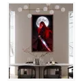 Γυναίκα Πολεμίστρια Fantasy με Κόκκινο Σπαθί
