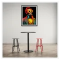 Πορτραίτο Αβραάμ Λίνκολν Pop Art Neon Φωτισμός